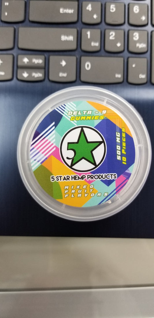 5 Star D9 Gummies